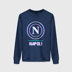 Женский свитшот Napoli FC в стиле glitch