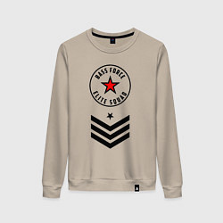 Женский свитшот Сила басов - элитный отряд