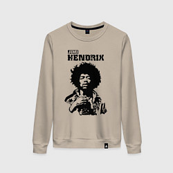 Свитшот хлопковый женский Johnny Allen Hendrix, цвет: миндальный
