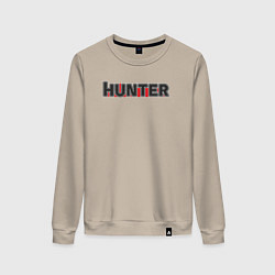 Свитшот хлопковый женский Hunter, цвет: миндальный