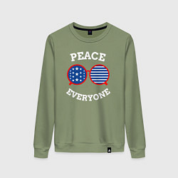 Женский свитшот Мир всем