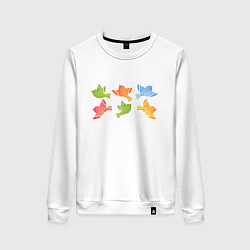 Женский свитшот Шесть птичек