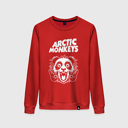 Женский свитшот Arctic Monkeys rock panda