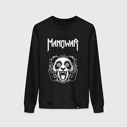 Женский свитшот Manowar rock panda