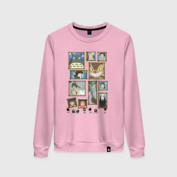 Женский свитшот Герои студии Ghibli