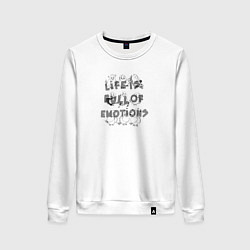 Женский свитшот Веселые и забавные птички