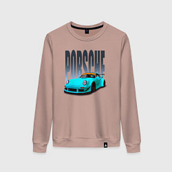 Женский свитшот Porsche 911 винтажный немецкий автомобиль