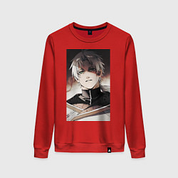 Свитшот хлопковый женский Реинкарнация безработного Рудеус Грейрат, цвет: красный