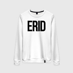 Свитшот хлопковый женский Токен для рекламы - ERID, цвет: белый