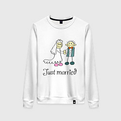 Женский свитшот Just married