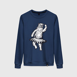 Женский свитшот Мишка балерина