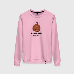 Свитшот хлопковый женский Pumpkin Kurt - the office, цвет: светло-розовый