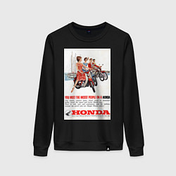 Женский свитшот Honda мотоцикл