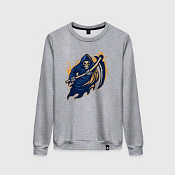 Свитшот хлопковый женский Fire reaper, цвет: меланж