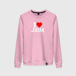 Женский свитшот I love JDM
