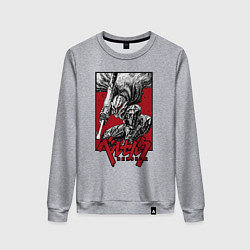 Свитшот хлопковый женский Berserker - Griffith, цвет: меланж