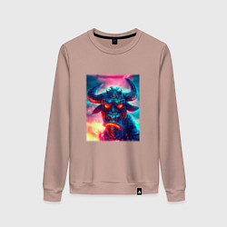 Женский свитшот Мощный бычок