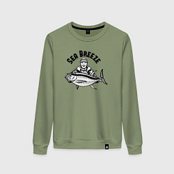 Женский свитшот Fish breeze