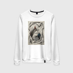 Женский свитшот Абстрактная картина Forms