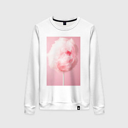 Женский свитшот Череп сахарная вата