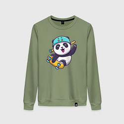 Женский свитшот Skater panda