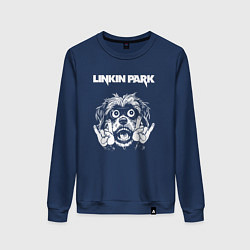 Женский свитшот Linkin Park rock dog