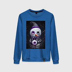 Женский свитшот Полосатый снеговик