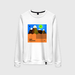 Женский свитшот Ночные горы