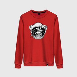 Женский свитшот Кораблик в скафандре