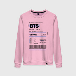 Женский свитшот Bts ticket