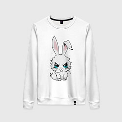 Женский свитшот Кролик злится