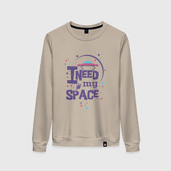 Женский свитшот I need my space