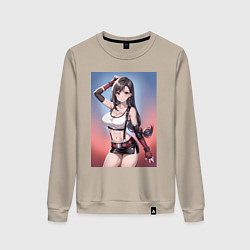 Женский свитшот Тифа Локхарт из Final Fantasy VII