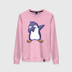 Женский свитшот Dab penguin