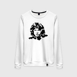Свитшот хлопковый женский The Doors - Джим Моррисон, цвет: белый
