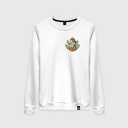 Женский свитшот 9 мая значок на сердце