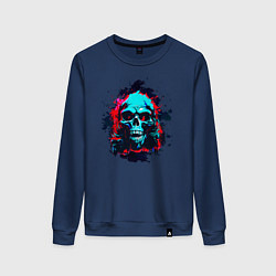 Женский свитшот Инфернальный череп