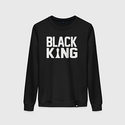 Женский свитшот Черный король