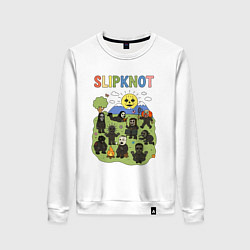 Женский свитшот Slipknot мультяшный стиль