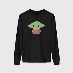 Женский свитшот Крошка Йода