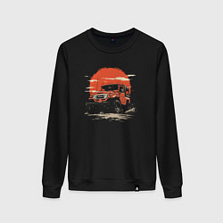 Свитшот хлопковый женский Sunny jeep, цвет: черный