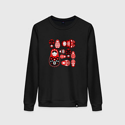 Женский свитшот Матрёшки расписные