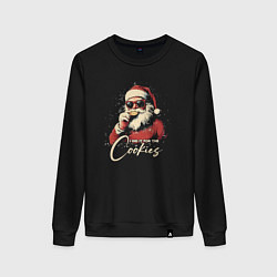 Женский свитшот Santa cookies
