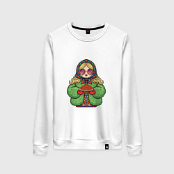 Женский свитшот Матрешка Русская