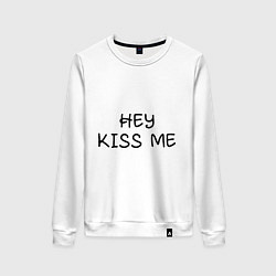 Женский свитшот Hey kiss me