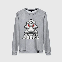 Свитшот хлопковый женский HC Anaheim Ducks, цвет: меланж