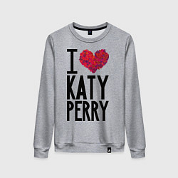 Женский свитшот I love Katy Perry