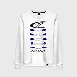 Женский свитшот One love subaru