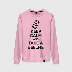 Женский свитшот Keep Calm & Take a Selfie