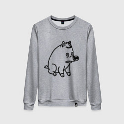 Женский свитшот Pig